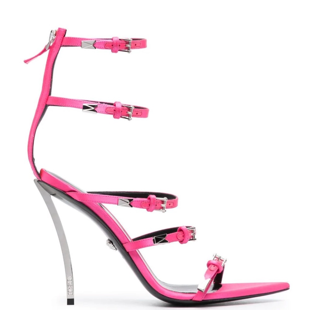 Versace
Pin-Point 120mm strappy sandals hot pink 37/7